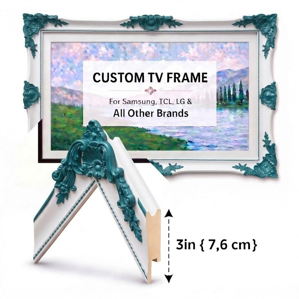 Decorative Classic TV Bezel – Custom Sizing & Colors for Various TV Brands