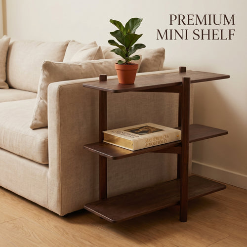 Solid Wood Display Console, Minimalist Storage Rack, Entryway Table, Living Room Organizer, Handmade Furniture L0202NZ