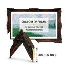 Antique Copper-Tone Brown TV Frame