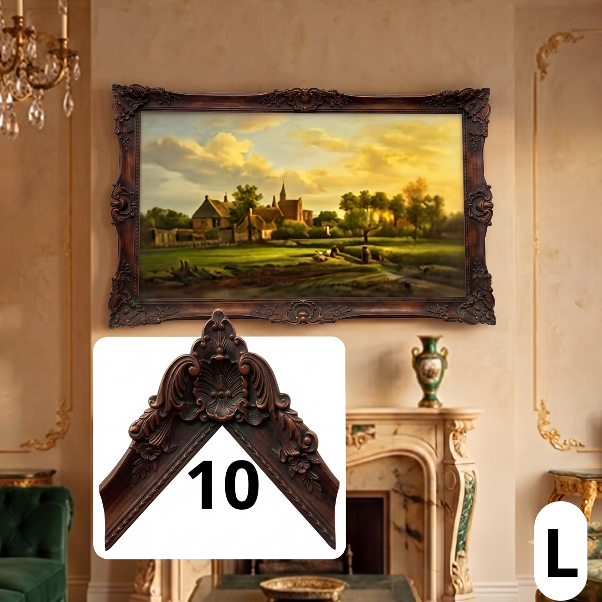 Antique Bronze TV Frame