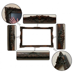 Antique Copper-Tone Brown TV Frame