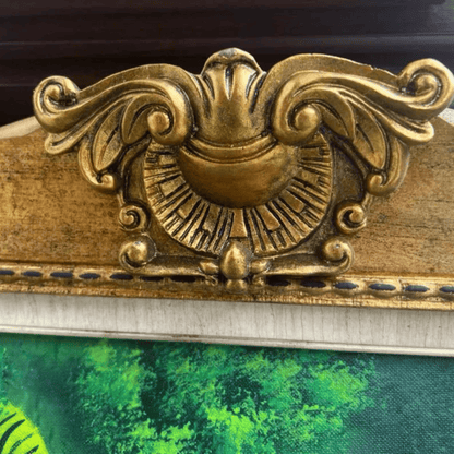 Antique Style Living Room Decor |Ornate Gold TV Frame U88881NV