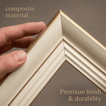Custom frame for TCL TV | elegant wooden bezel for tcl NextFrame | decorative TV cover | handmade tv frame art (Bản sao)