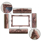 Dusty Rose Ornate TV Frame