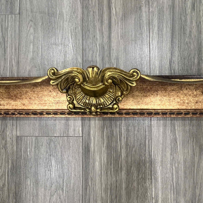 Ornate Gold TV Frame | Antique Style Bezel for Living Room Decor