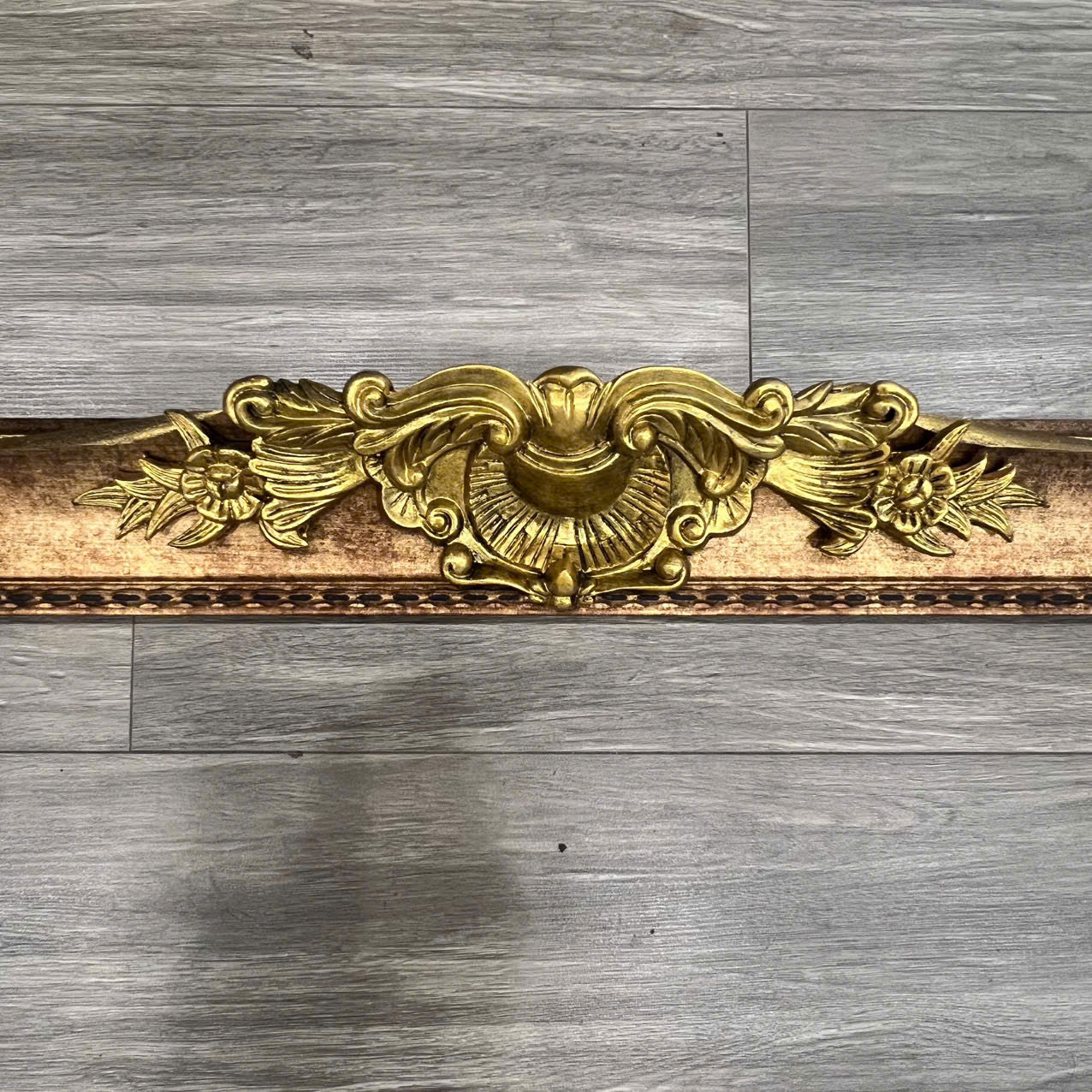 Ornate Gold TV Frame | Antique Style Bezel for Living Room Decor