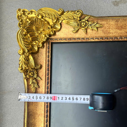 Ornate Gold TV Frame | Antique Style Bezel for Living Room Decor