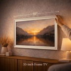 Custom frame for TCL TV | elegant wooden bezel for tcl NextFrame | decorative TV cover | handmade tv frame art
