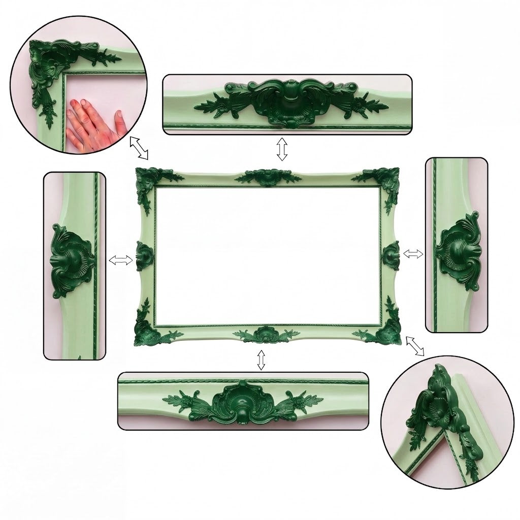 Elegant Carved TV Frame – Made to Fit Your TV Brand, Model & Size