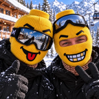 Funny Yellow Head Ski Mask