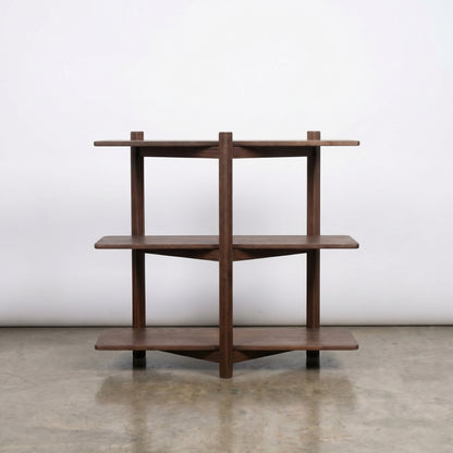 Solid Wood Display Console, Minimalist Storage Rack, Entryway Table, Living Room Organizer, Handmade Furniture L0202NZ