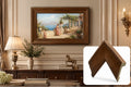 Modern Wood Look TV Frame, Minimalist TV Decor, Transform TV Into Art Frame