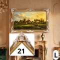 Chestnut Brown & Antique Gold TV Frame