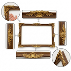 Chestnut Brown & Antique Gold TV Frame