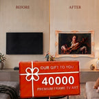 Classic Baroque TV Frame – Custom Fit for Multiple TV Brands