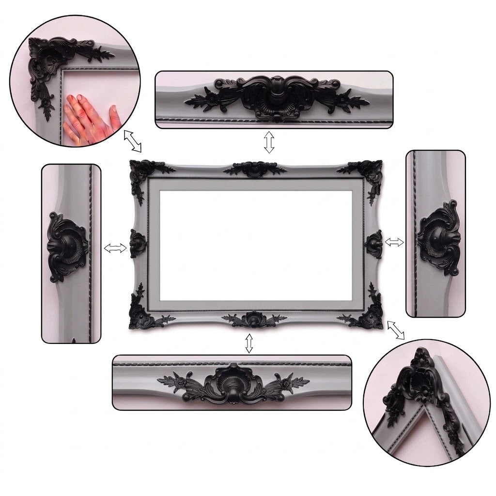 Luxury Vintage TV Bezel Frame – Custom-Made for Samsung, Sony, Hisense & More