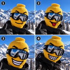 Funny Yellow Head Ski Mask