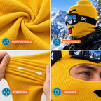 Funny Yellow Head Ski Mask