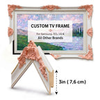Classic Baroque TV Frame – Custom Fit for Multiple TV Brands
