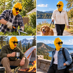 Funny Yellow Head Ski Mask