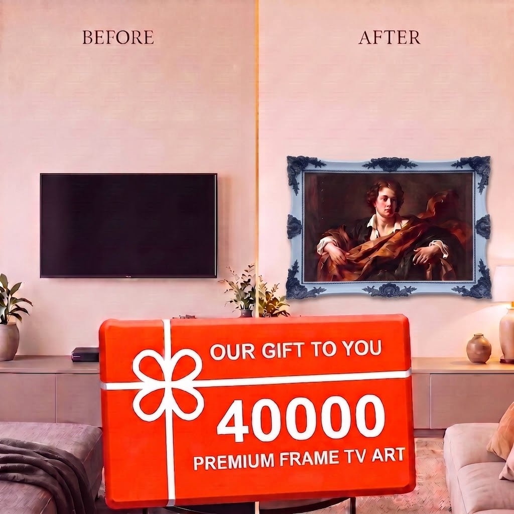 Custom Ornate TV Frame for All Major TV Brands – Classic Decorative Design