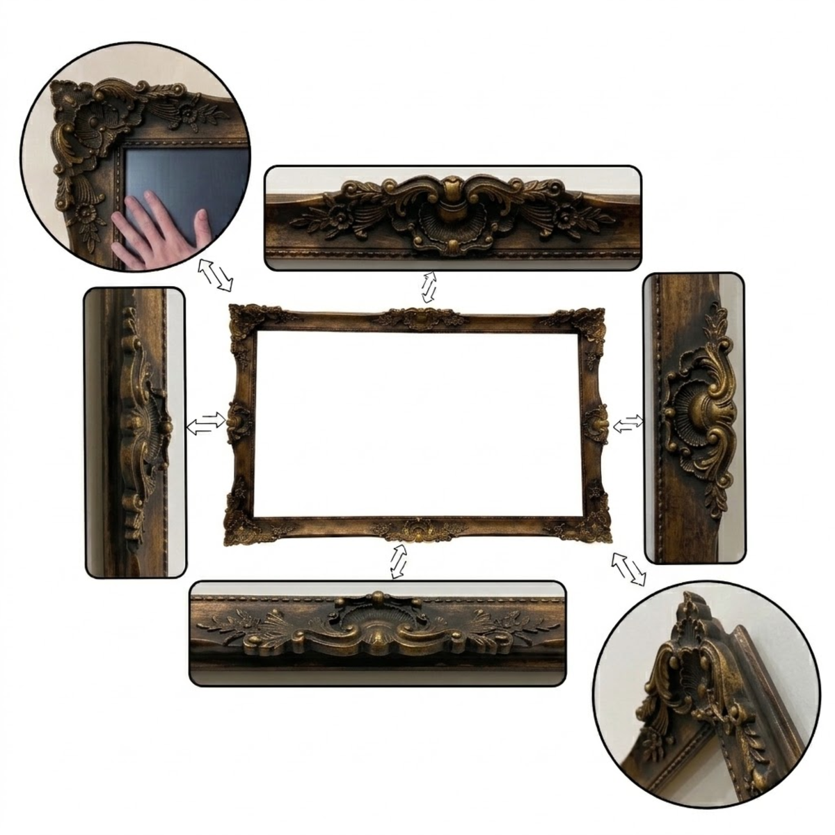 Antique Bronze TV Frame