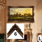Antique Copper-Tone Brown TV Frame