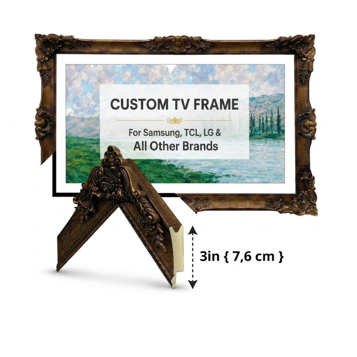 Antique Bronze TV Frame