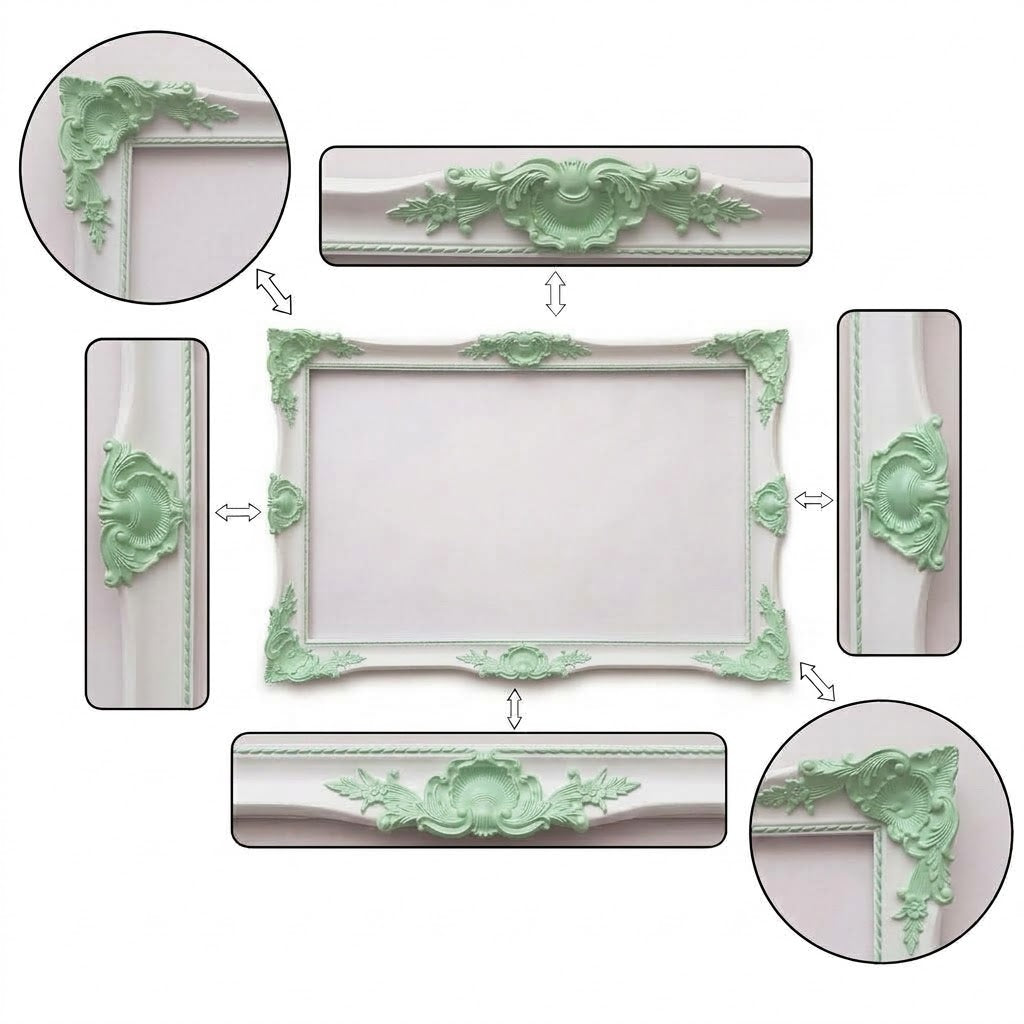 Classic Ornate TV Frame for All Major TV Brands – Custom Colors & Sizes