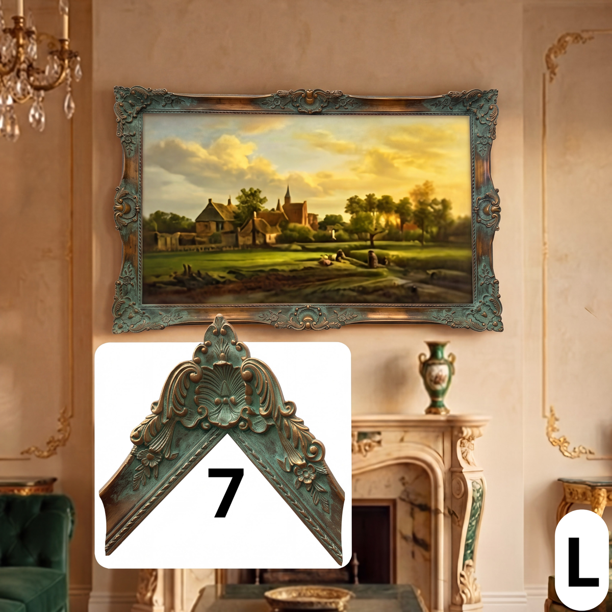 Antique Bronze TV Frame