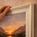 Custom frame for TCL TV | elegant wooden bezel for tcl NextFrame | decorative TV cover | handmade tv frame art