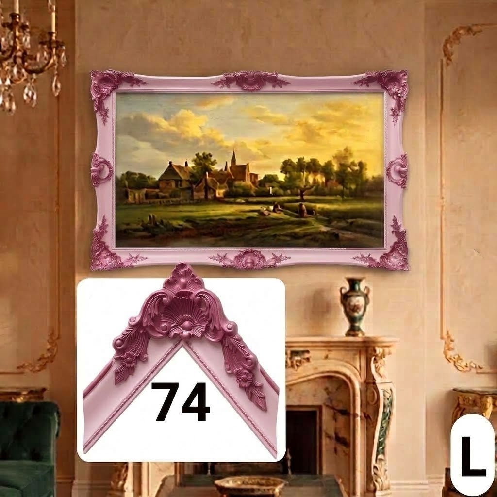 Traditional Ornamental TV Frame Cover – Custom Sizes & Colors for Any TV Brand