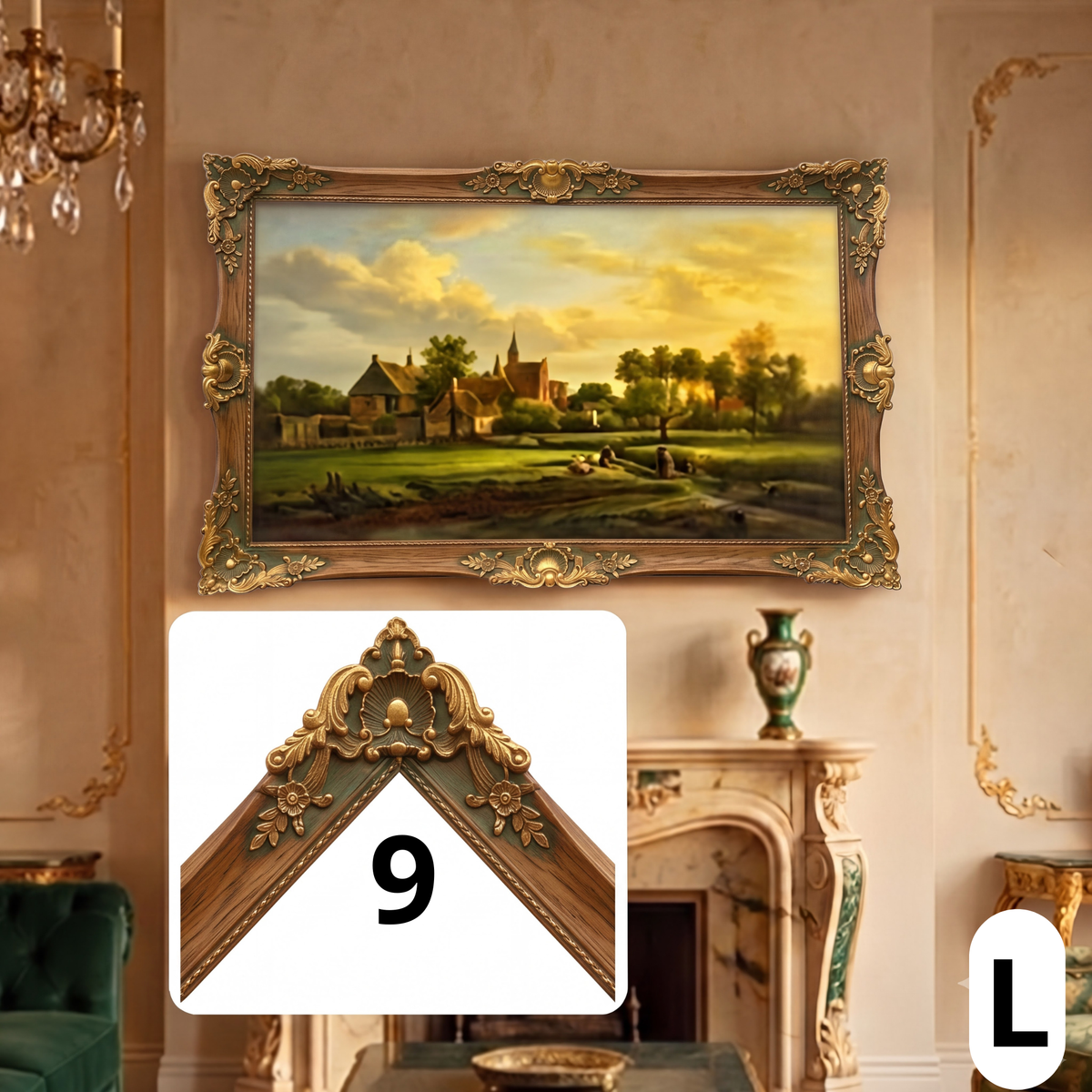 Antique Bronze TV Frame
