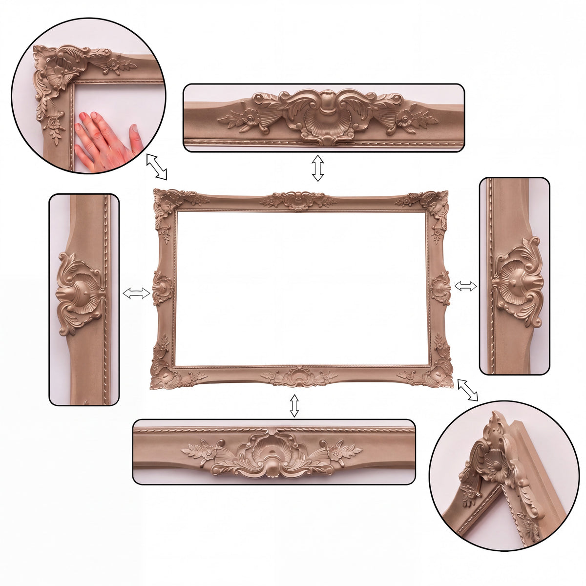 Warm Taupe Royal Ornate