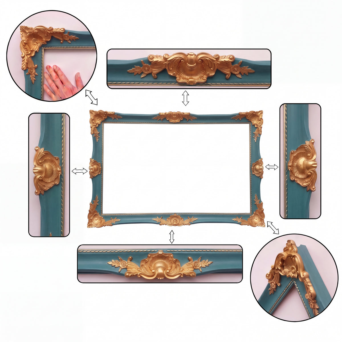Handmade Ornate TV Frame, Custom Decorative Bezel for Any TV Brand, Custom Size & Color