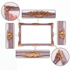 Lavender Grey& Antique Gold TV Frame