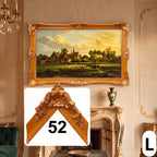 Custom Classic TV Frame, Elegant Ornamental Bezel, Fits Any TV Brand, Personalized Color