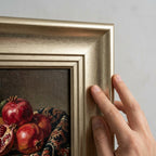 Antique Gold Baroque TV Frame, Luxury European Style Samsung Art, Polystyrene Plastic U5350NV
