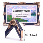 Elegant Decorative TV Frame – Handmade Classic Baroque TV Bezel for Any TV