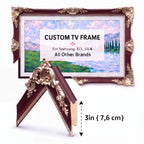 Classic Baroque TV Frame – Elegant Decorative Bezel for Modern & Art Mode TVs