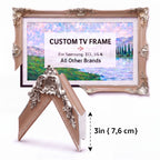 Luxury Ornate TV Frame – Classic Carved Decorative Frame for Samsung, LG & TCL