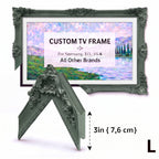 Sage Green Ornate Classic TV Frame