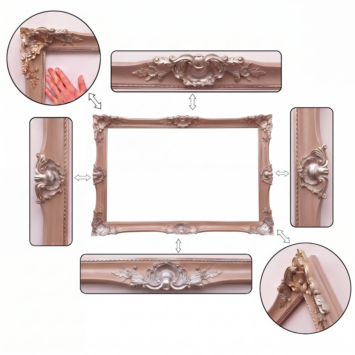 Luxury Ornate TV Frame – Classic Carved Decorative Frame for Samsung, LG & TCL