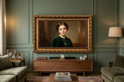 Antique Gold Prestige Frame for Samsung TV, Baroque Carved PS Composite (Customizable) U0805NV