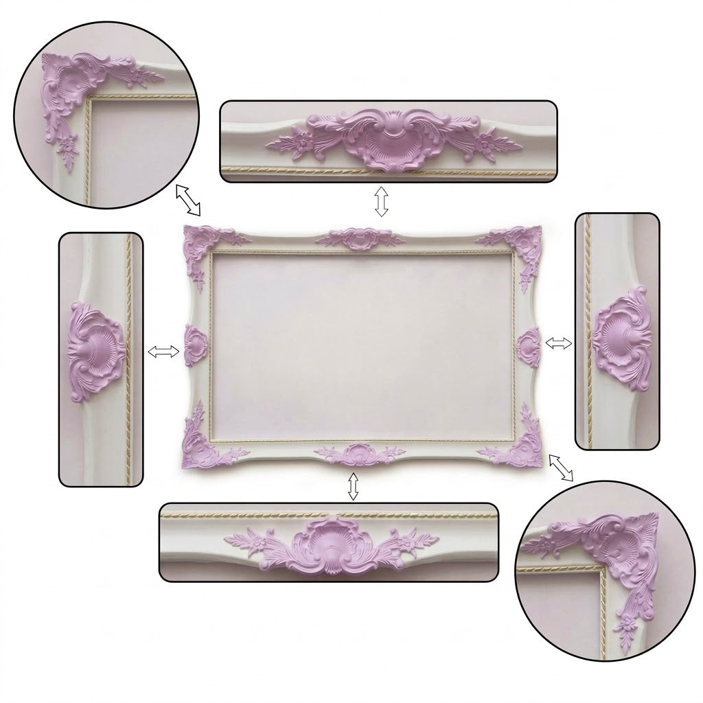 Ornate TV Frame Cover – Custom-Made for All Major TV Brands