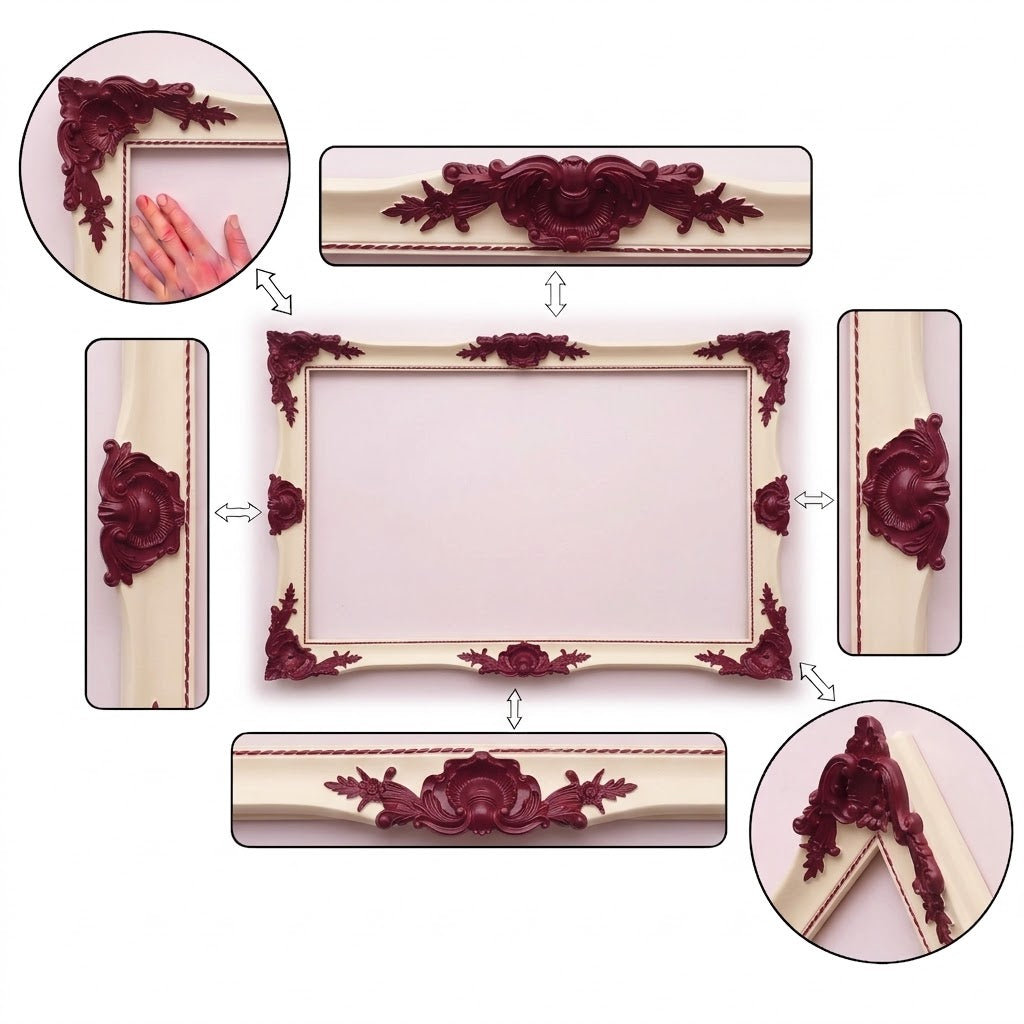 Custom Vintage TV Frame – Elegant Classic Design for Major TV Brands