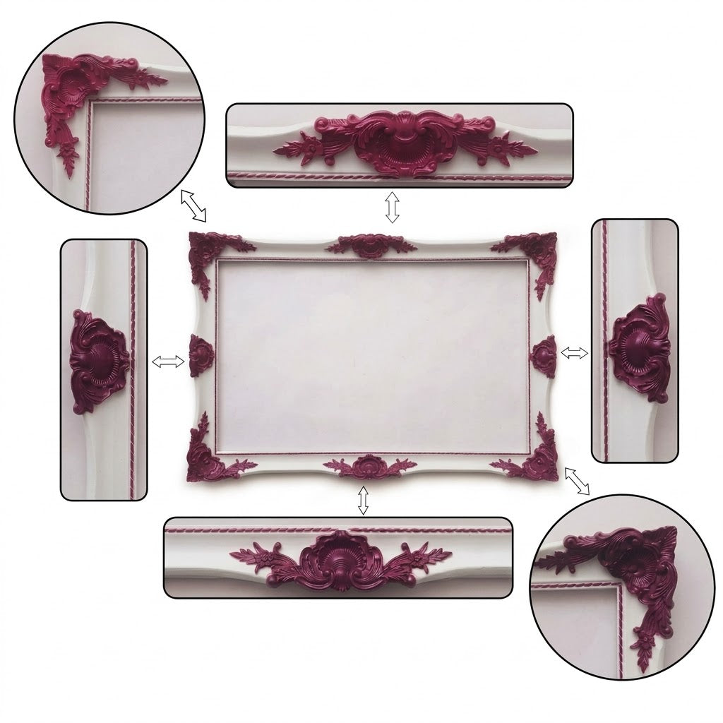 Vintage Decorative TV Frame – Universal Style for Samsung, LG, TCL & More