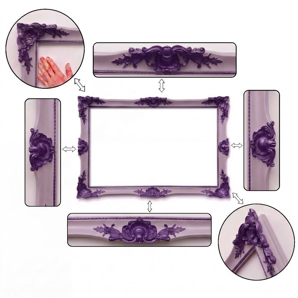 Antique Style TV Frame Cover – Custom Fit for Samsung, LG, TCL & More