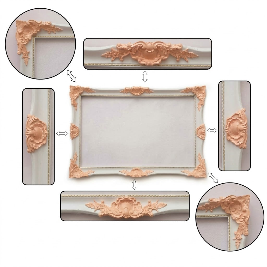 Classic Baroque TV Frame – Custom Fit for Multiple TV Brands