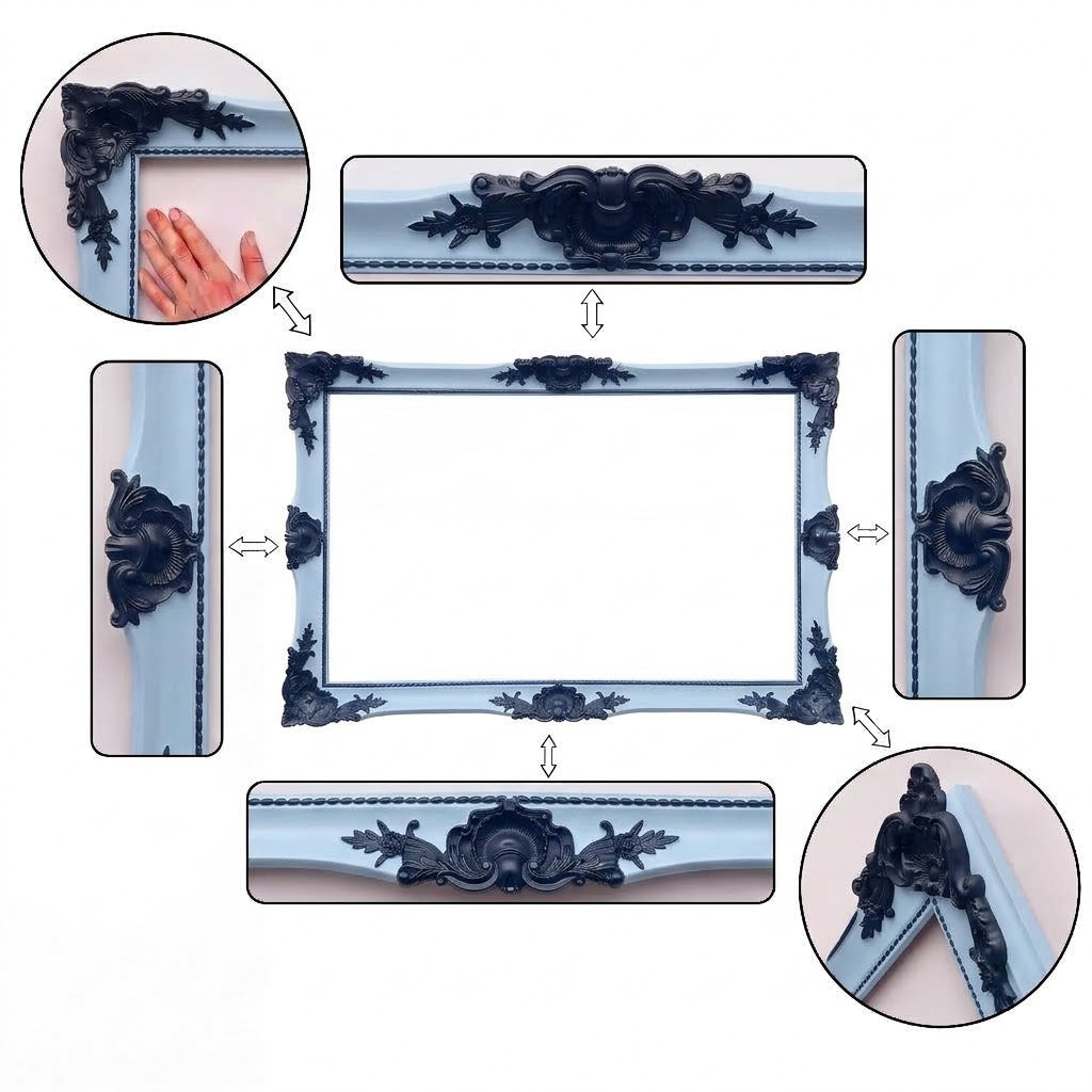 Custom Ornate TV Frame for All Major TV Brands – Classic Decorative Design